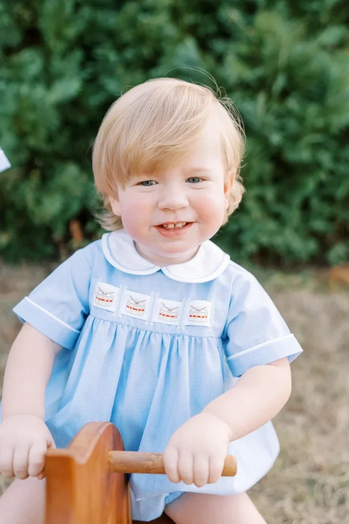 Lullaby Set - Noah Ribbon Bubble - River Royal Microgingham (Drums, Snowman, Airplane, Crayon)