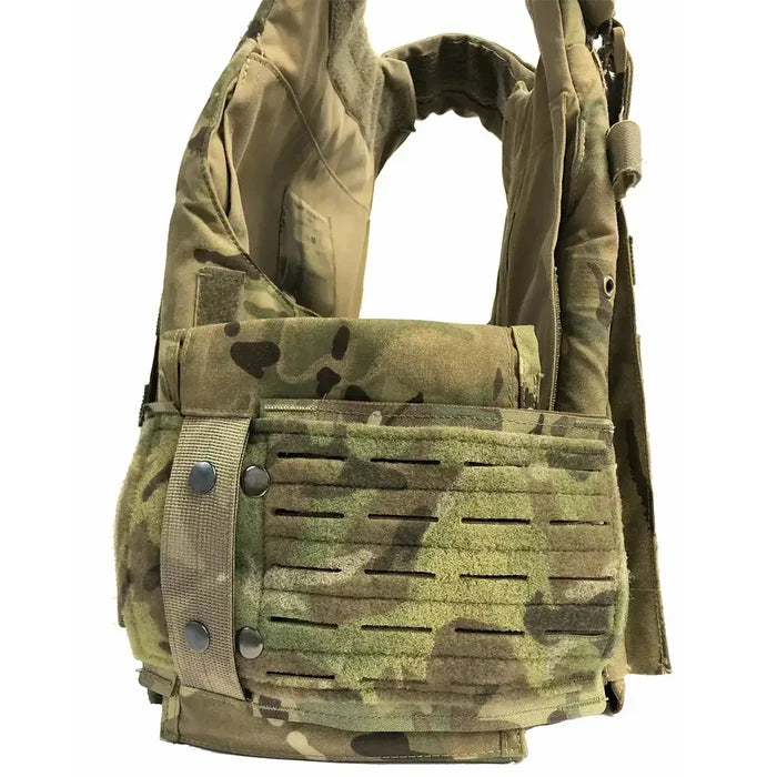 Tactical camouflage vest with MOLLE attachment points for military use  from  John Bull Clothing