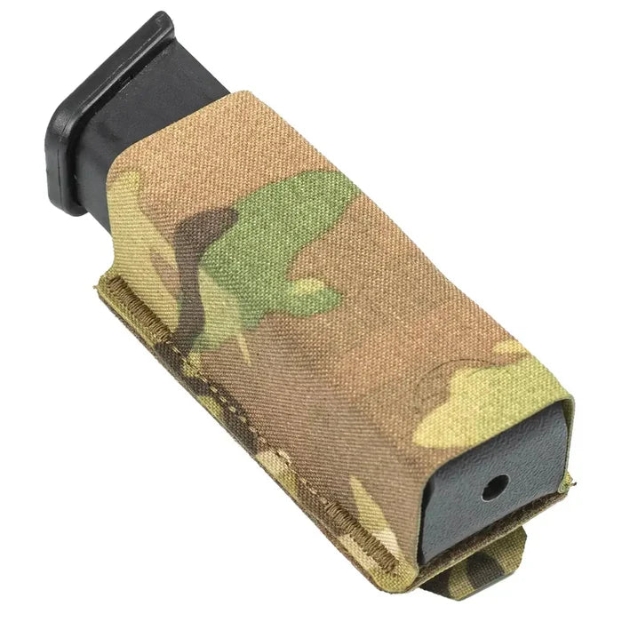 Camouflage magazine holder with durable fabric and elastic strap  from  John Bull Clothing