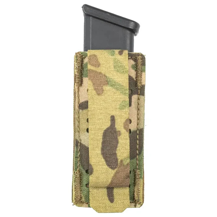 Molle-compatible magazine pouch with camouflage pattern for tactical use  from  John Bull Clothing