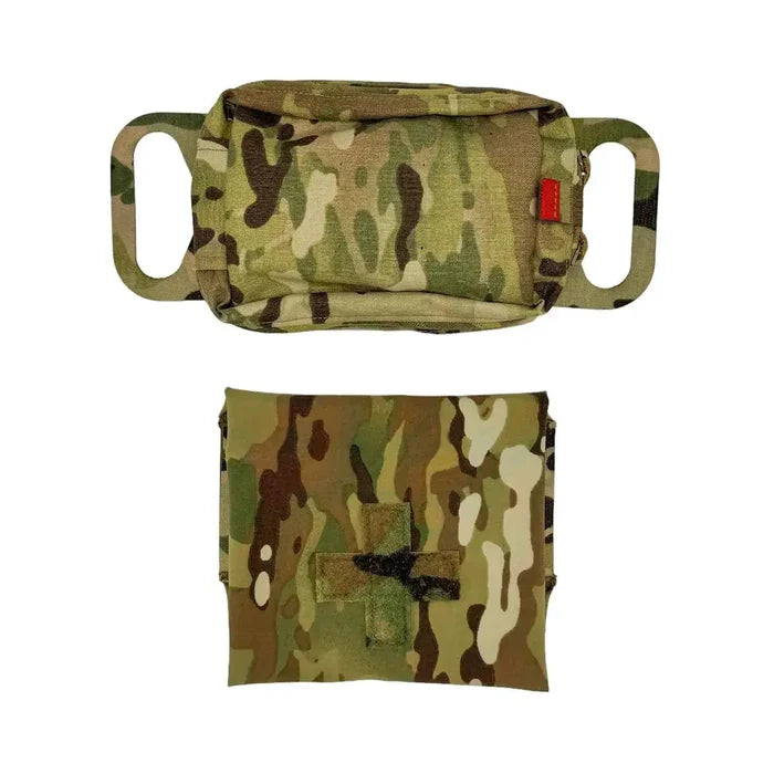 Camo tactical first aid kit with medical supplies  from  John Bull Clothing