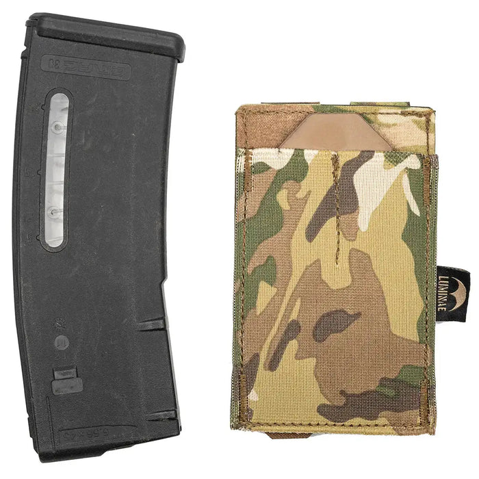 Multicam weapon magazine pouch with elastic mag holder for tactical gear  from  John Bull Clothing