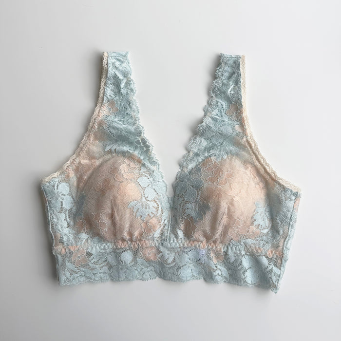 Lupin Long Bralette | Blue