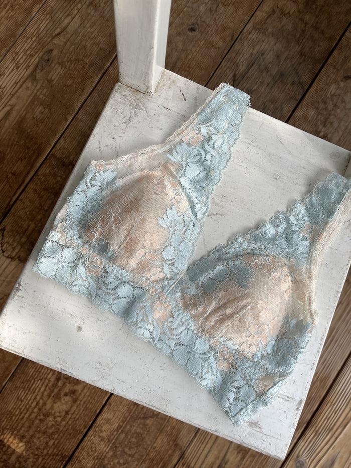 Lupin Long Bralette | Blue
