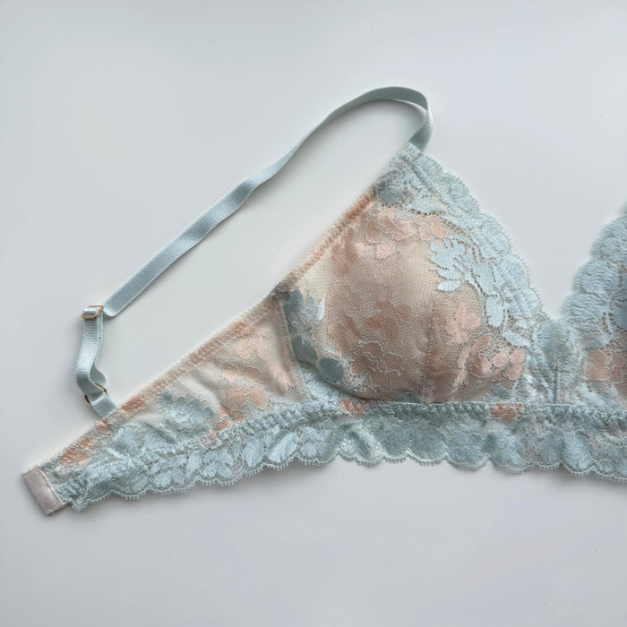 Lupin Triangle Bralette | Blue