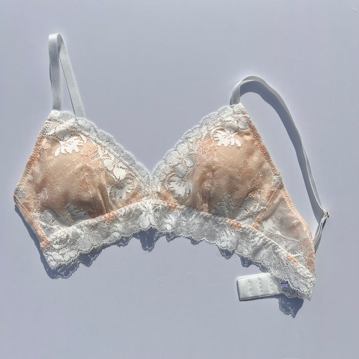 Lupin Triangle Bralette | White