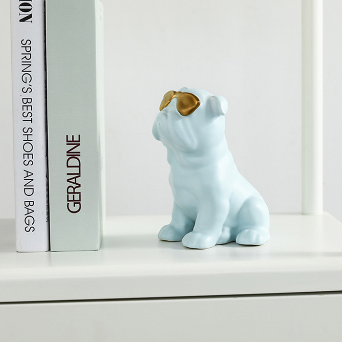 Macaroons Bulldog Figurines