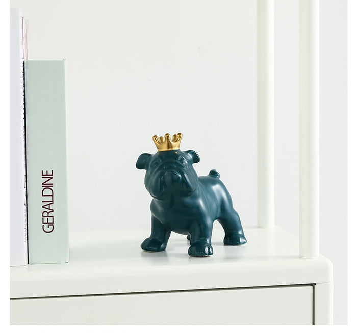 Macaroons Bulldog Figurines
