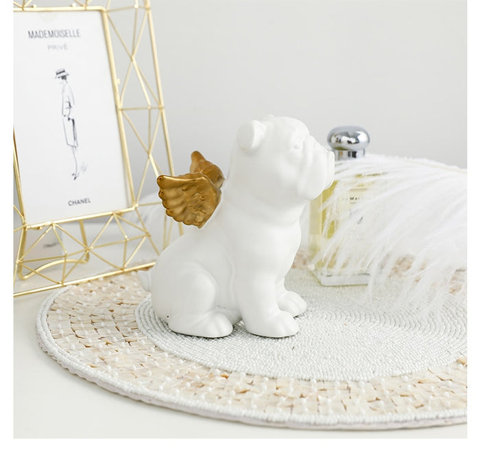 Macaroons Bulldog Figurines
