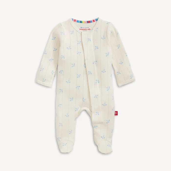 Magnetic Me - Pointelle Footie - Airplane