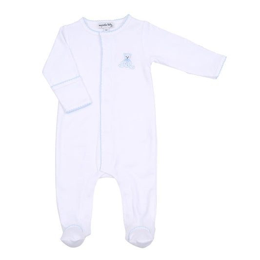 Magnolia Baby - Footie - My Teddy Blue