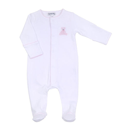 Magnolia Baby - Footie - My Teddy Pink