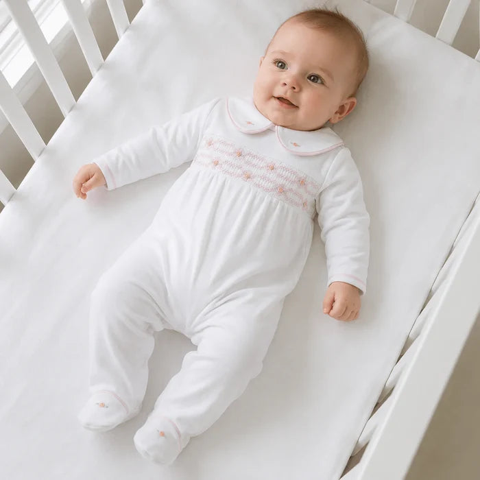 Magnolia Baby - Poppy Smocked Footie