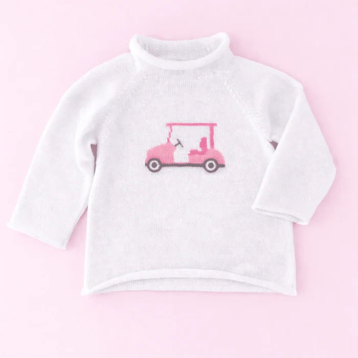 Magnolia Baby - Rollneck Sweater - Little Golfer Pink