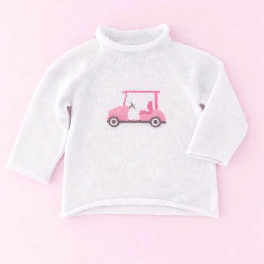 Magnolia Baby - Rollneck Sweater - Little Golfer Pink
