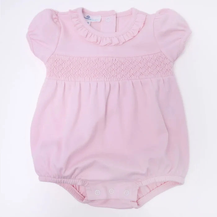 Magnolia Baby - Smocked Bubble - Pink