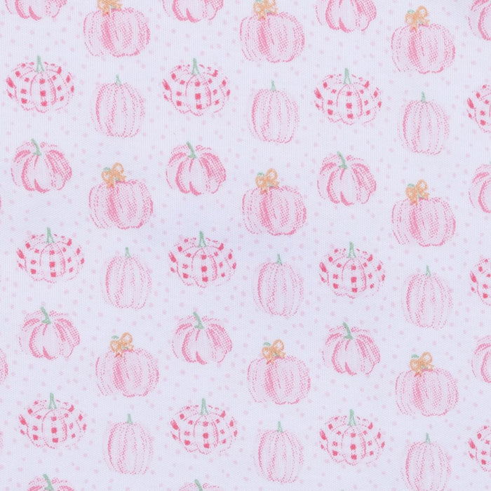 Magnolia Baby - Zipper Footie - Precious Pumpkins Pink