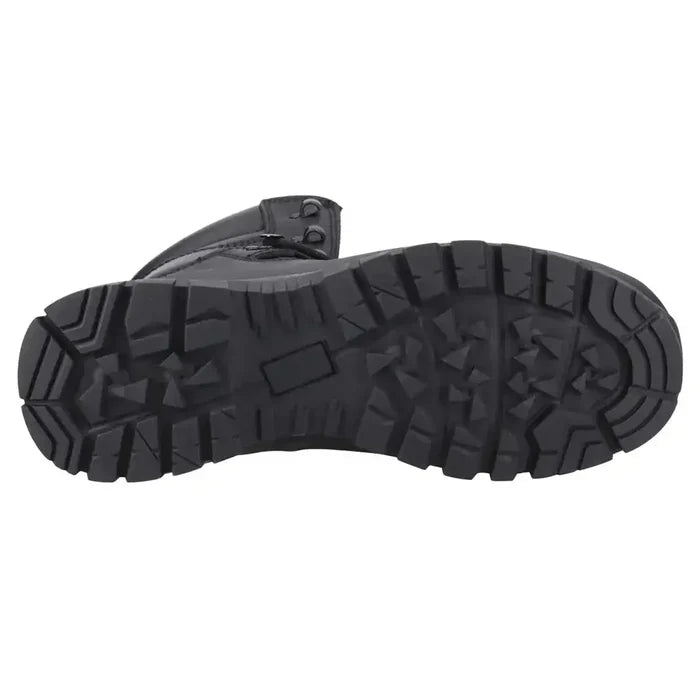 Bottom view of rugged outsole of Magnum Valiance police boot  from  John Bull Clothing