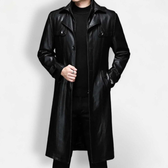 Matrix long coat - AntoniosClothing - Black