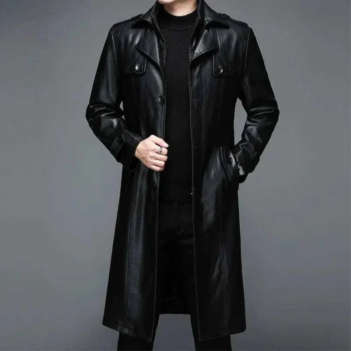 Matrix long coat - AntoniosClothing - Black