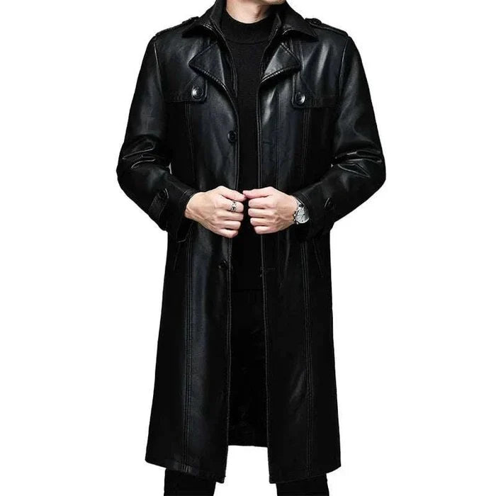 Matrix long coat - AntoniosClothing - Black