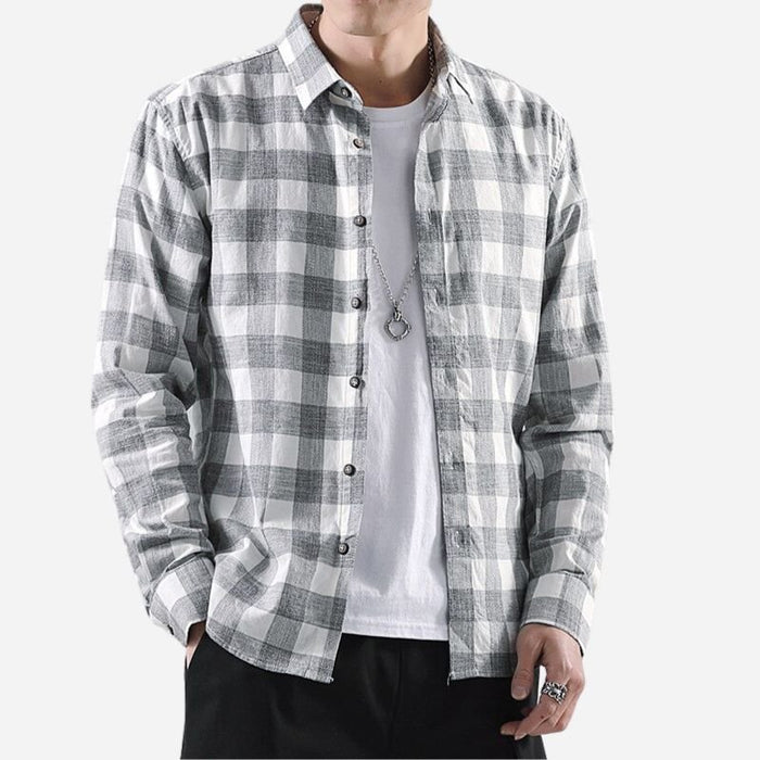Maurice Casual Shirt - AntoniosClothing - Gray