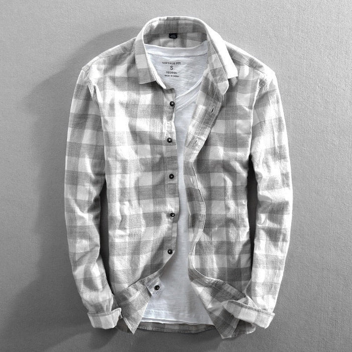 Maurice Casual Shirt - AntoniosClothing - Light Gray