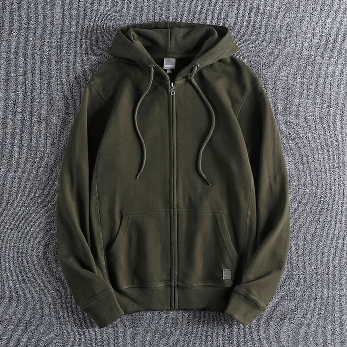 Maurice Cardigan - AntoniosClothing - Army Green