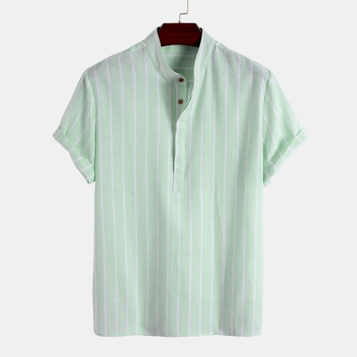 Maurice Cotton Shirt - AntoniosClothing - Green