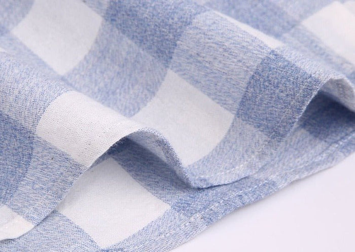 Maurice Plaid Shirt - AntoniosClothing - Blue