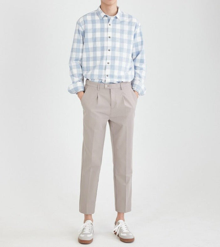 Maurice Plaid Shirt - AntoniosClothing - Blue
