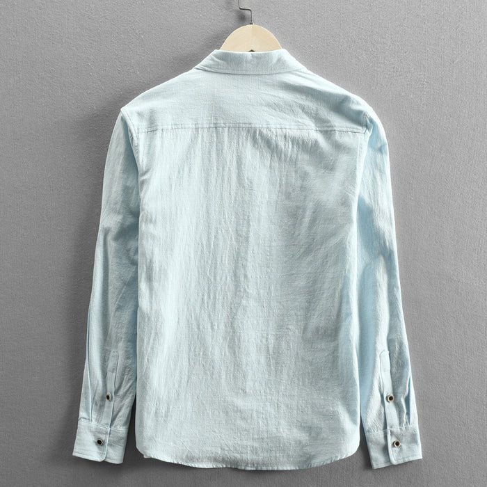 Maurice Solid Shirt - AntoniosClothing - Grey