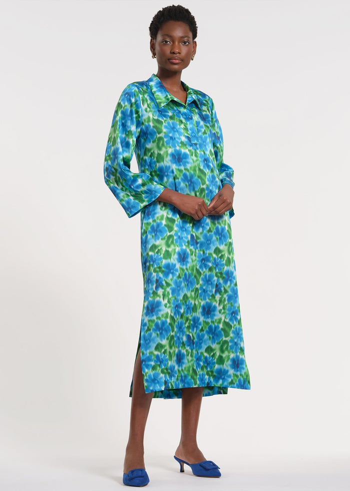 Maxi Collared Tunic Dress