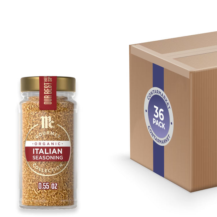 McCormick Gourmet Organic Italian Seasoning - 0.55 oz - 36 Pack