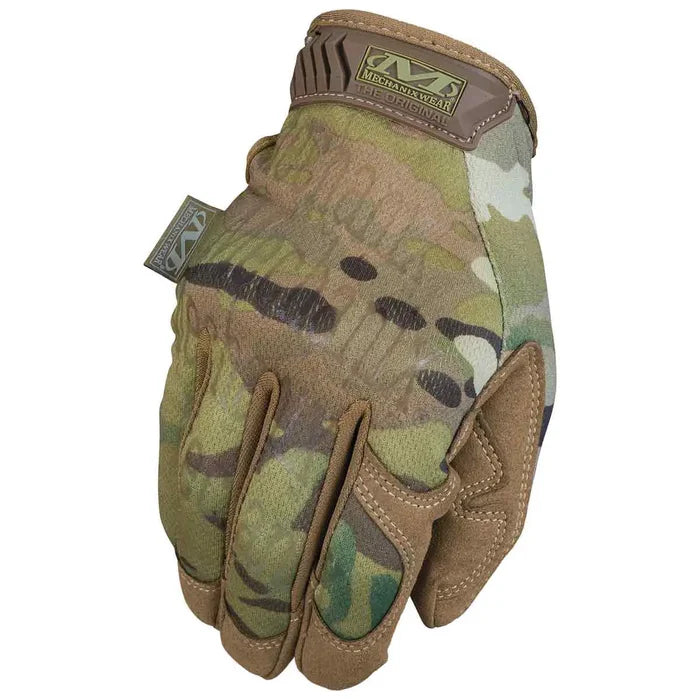 Mechanix Original Tactical Gloves Multicam with TrekDry material and reinforced palm, ideal for military and tactical use. Durable and breathable design.  from  John Bull Clothing