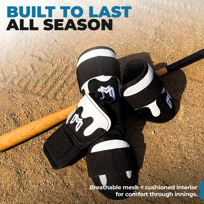MediCaptain TripleGuard – Complete Baseball Protection Kit for Hitters | Hand, Elbow & Leg Guards