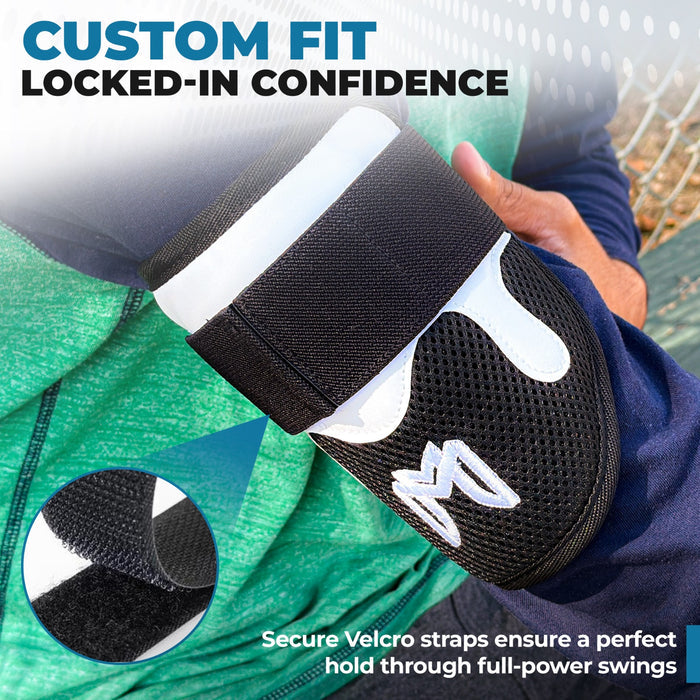 MediCaptain TripleGuard – Complete Baseball Protection Kit for Hitters | Hand, Elbow & Leg Guards