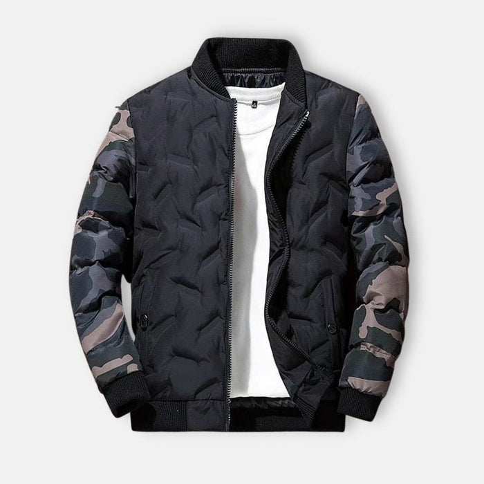 Antonios Bomber Baseball Jacket Men - AntoniosClothing - grey