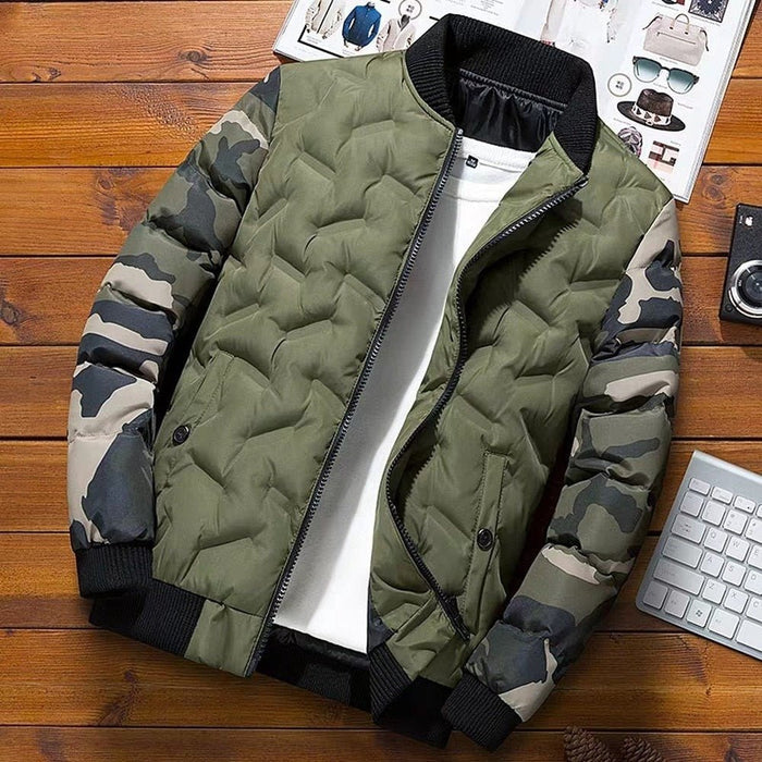 Antonios Bomber Baseball Jacket Men - AntoniosClothing - green