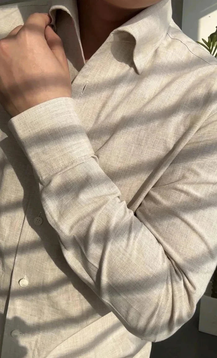 Office suit long sleeve shirt - AntoniosClothing - Blue