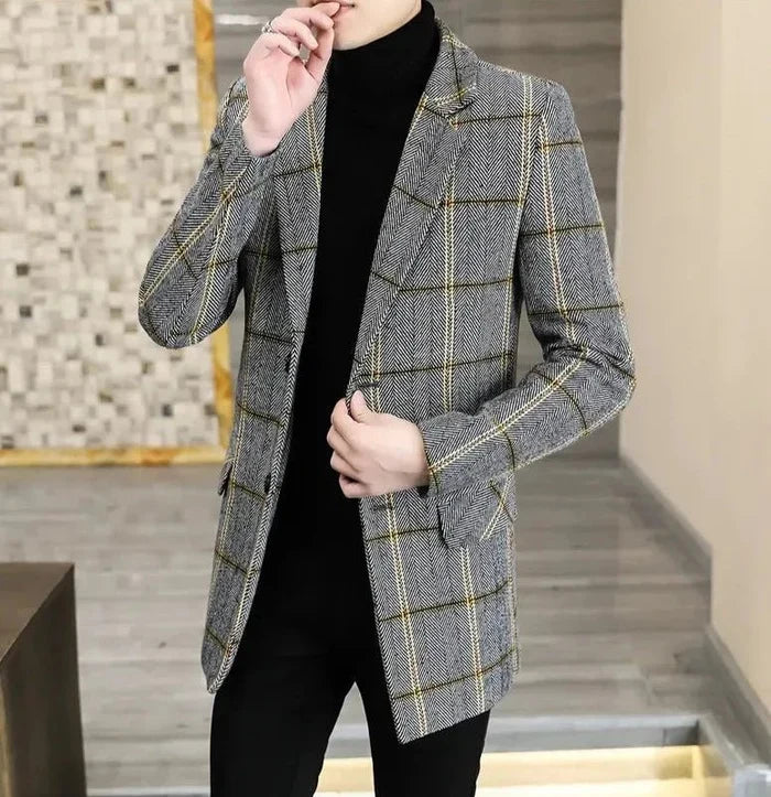 Antonios British Style Coat Men - AntoniosClothing - brown