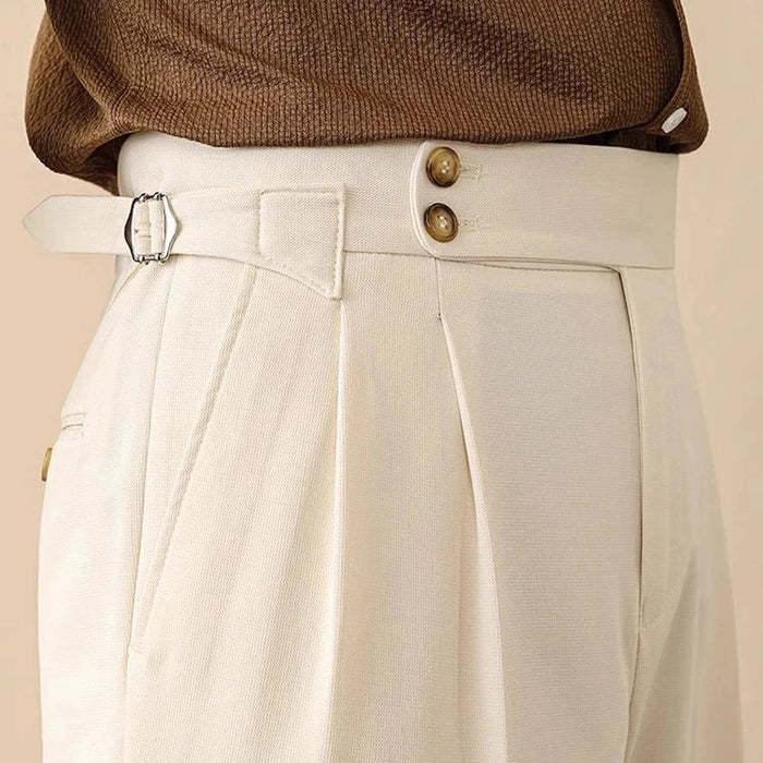 Trousers office business social club - AntoniosClothing - Apricot