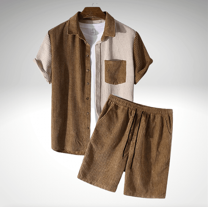 Antonios Summer Set 2 piece (T-Shirt + Shorts) - AntoniosClothing - Auburn