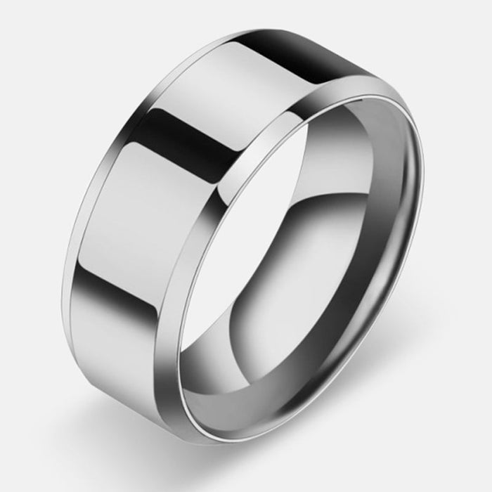 Antonios Classic Design Ring Men - AntoniosClothing - ivory white
