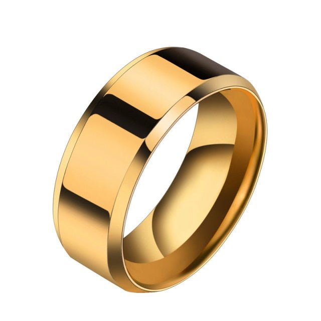 Antonios Classic Design Ring Men - AntoniosClothing - gold