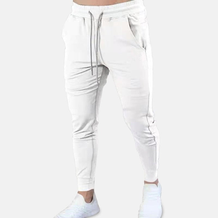 Antonios Streetwear Fitness Joggers Men - AntoniosClothing - white