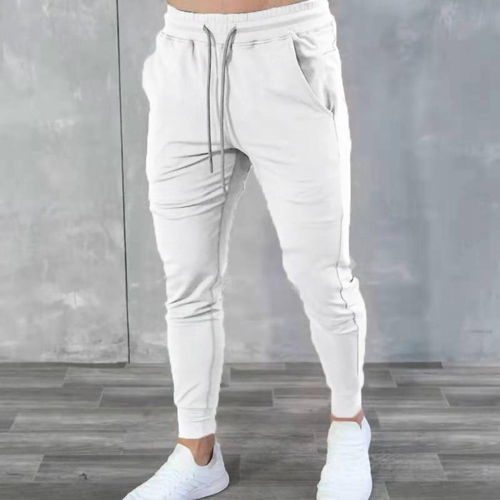 Antonios Streetwear Fitness Joggers Men - AntoniosClothing - white