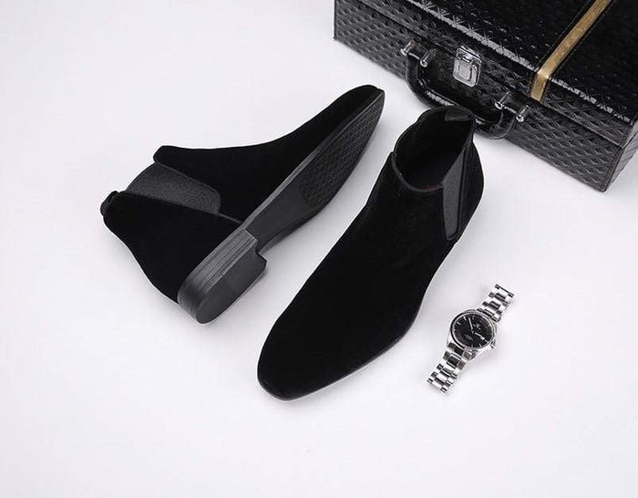 Antonios Chelsea Elegant Boots Men - AntoniosClothing - Black
