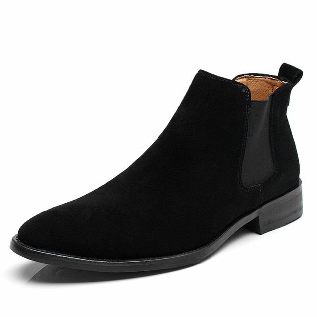 Antonios Chelsea Elegant Boots Men - AntoniosClothing - Black