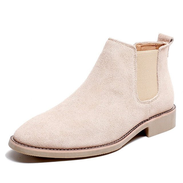 Antonios Chelsea Elegant Boots Men - AntoniosClothing - Sand